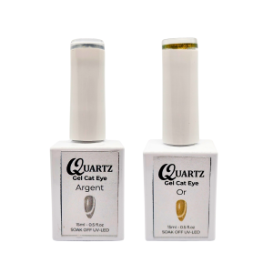 Vernis Gel Cat Eye Argent ou Or